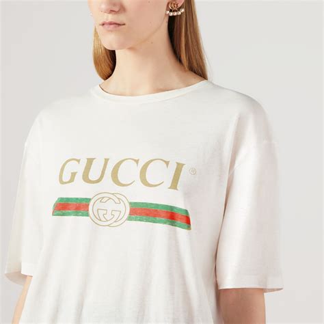 gucci white shirt womens|original gucci shirt.